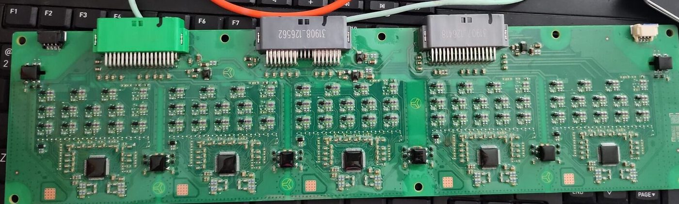 Cropped battery-management system control board
